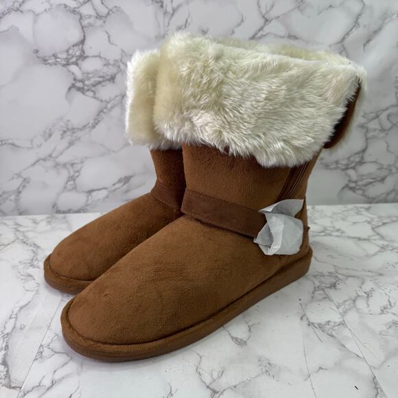 Easy USA Women’s Winter Boots sz 6 Fur Insulated Microfiber NEW # M492 - Picture 5 of 11